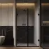 Душові двері WD 6 Чорна 1390 мм. в магазині St-Lviv