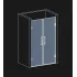 Душові двері WD 6 Чорна 1590 мм. в магазині St-Lviv