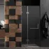 Душові двері WD 3 Чорна 800 мм. в магазині St-Lviv