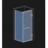 Душова кабіна WK 1 Чорна 1000х900 мм. в магазині St-Lviv