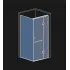 Душова кабіна WK 3 Чорна 1000х1000 мм. в магазині St-Lviv Душова кабіна WK 3 Чорна 1000х1000 мм. в магазині St-Lviv