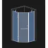 Душова кабіна WK 5 Полірована 900х900 мм. в магазині St-Lviv Душова кабіна WK 5 Полірована 900х900 мм. в магазині St-Lviv