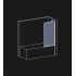 Шторка для ванної WS 0 Чорна 750 мм. в магазині St-Lviv Шторка для ванної WS 0 Чорна 750 мм. в магазині St-Lviv