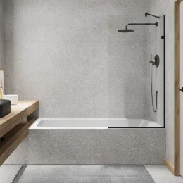 Шторка для ванної WS 0 Чорна 750 мм. Шторка для ванної WS 0 Чорна 750 мм.