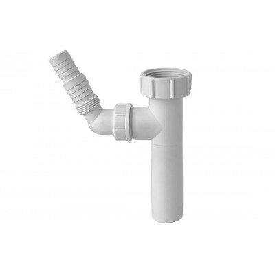 Продовжувач пластмасовий TEE5/4B1 до сифона 1 1/4*32мм з підключенням до пральної машини Продовжувач пластмасовий TEE5/4B1 до сифона 1 1/4*32мм з підключенням до пральної машини