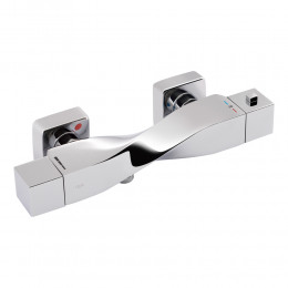 Змішувач для душу Zkrouceny, Chrome термостатичний QTZKR40T105C Chrome Qtap