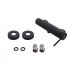 Змішувач для душу Robin, Matt Black (k25) QTROB4060102B Qtap