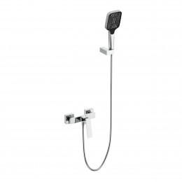 Змішувач для душу Capricorn, Chrome (k35) з душовим гарнітуром QTCAP4060102C48221 Qtap