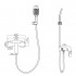 Змішувач для душу Capricorn, Chrome (k35) з душовим гарнітуром QTCAP4060102C48221 Qtap