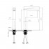 Змішувач для раковини високий Slavonice, Chrome (k35) QTSLV10H42103C Qtap