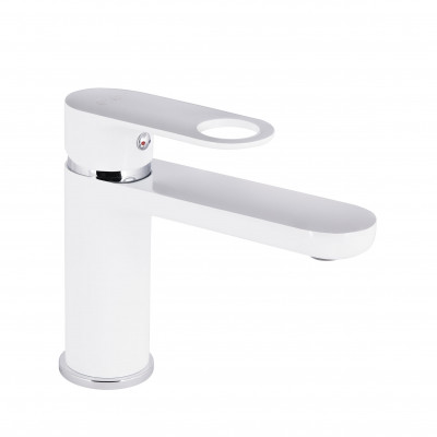 Змішувач для раковини низький Jay, Chrome/White (k35) QTJAY270CRW45551 Qtap Змішувач для раковини низький Jay, Chrome/White (k35) QTJAY270CRW45551 Qtap