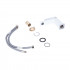 Змішувач для раковини низький Gemini, Chrome/White (k35) QTGEM270CRW45675 Qtap