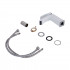 Змішувач для раковини низький Swan Cascada, Chrome/White (k35) QTSWA270CRW45568 Qtap