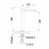 Змішувач для раковини високий Presto, Chrome/White (k35) QTPRE269CRW45577 Qtap