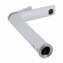 Змішувач для раковини високий Presto, Chrome/White (k35) QTPRE269CRW45577 Qtap