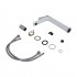 Змішувач для раковини високий Presto, Chrome/White (k35) QTPRE269CRW45577 Qtap