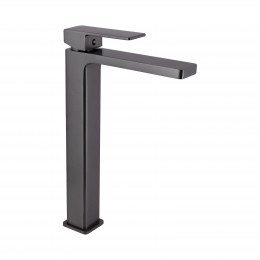 Змішувач для раковини високий Gemini, Gunmetal Black (k35) PVDQTGEM269GMB45680 Qtap