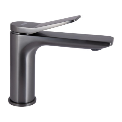 Змішувач для раковини низький Presto, Graphite (k35) QTPRE270GRP45581 Qtap