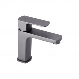 Змішувач для раковини низький Lipno, Graphite (k35) QTLIPNO1023101G Qtap