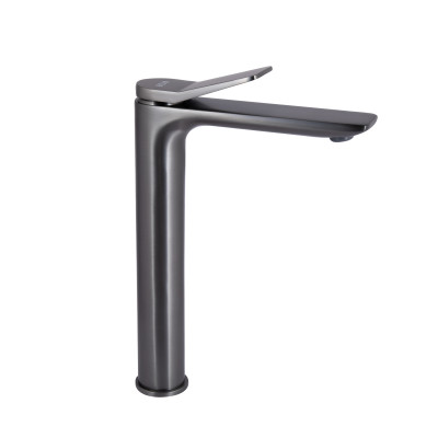 Змішувач для раковини високий Presto, Graphite (k35) QTPRE269GRP45582 Qtap