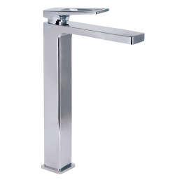 Змішувач для раковини високий Gemini Loop, Chrome (k35) QTGEM269CRM45700 Qtap