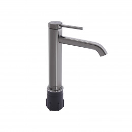 Змішувач для раковини високий Robin, Black Chrome (k25) QTROB1060H102K Qtap