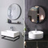 Змішувач для раковини низький Swan Cascada, Chrome (k35) QTSWA270CRM45564 Qtap