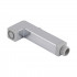 Змішувач для раковини Gemini, Chrome/White (k35) з гігієнічним душем QTGEM272CRW45691 Qtap