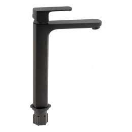 Змішувач для раковини високий Lipno, Matt Black (k35) QTLIPNO1023H101CB Qtap