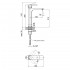 Змішувач для раковини високий Lipno, Matt Black (k35) QTLIPNO1023H101CB Qtap
