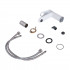 Змішувач для раковини низький Jay, Chrome/White (k35) QTJAY270CRW45551 Qtap
