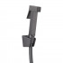 Змішувач для раковини Gemini, Gunmetal Black PVD (k35) з гігієнічним душем QTGEM272GMB45692 Qtap