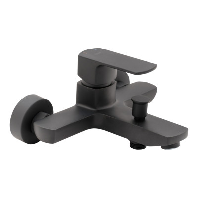 Змішувач для ванни Lipno, Matt Black (k35) QTNH3023101DCB Qtap