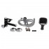 Змішувач для ванни Grand, Chrome/Black (k35) з душовим гарнітуром QTGRABCR006 Qtap