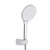 Змішувач для ванни Jay, Chrome/White (k35) з довгим поворотним виливом та душовим гарнітуром QTJAY2601CRW45552 Qtap Змішувач для ванни Jay, Chrome/White (k35) з довгим поворотним виливом та душовим гарнітуром QTJAY2601CRW45552 Qtap