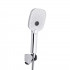 Змішувач для ванни Gemini, Chrome/White (k35) з душовим гарнітуром QTGEM259CRW45683 Qtap