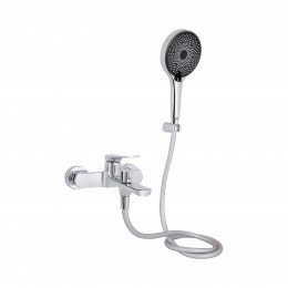 Змішувач для ванни Slavonice, Chrome (k35) з душовим гарнітуром QTSLV259CRM48034 Qtap Змішувач для ванни Slavonice, Chrome (k35) з душовим гарнітуром QTSLV259CRM48034 Qtap