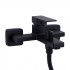 Змішувач для ванни Gemini, Matt Black (k35) з душовим гарнітуром QTGEM259BLM45682 Qtap