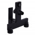 Змішувач для ванни Gemini, Matt Black (k35) з душовим гарнітуром QTGEM259BLM45682 Qtap