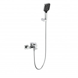 Змішувач для ванни Capricorn, Chrome (k35) з душовим гарнітуром QTCAP3060102C48222 Qtap