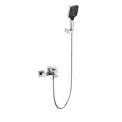 Змішувач для ванни Capricorn, Chrome (k35) з душовим гарнітуром QTCAP3060102C48222 Qtap