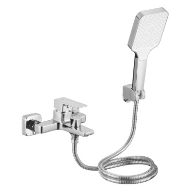 Змішувач для ванни Orion,Chrome (k35) з душовим гарнітуром QTORI259CRM49709 Qtap Змішувач для ванни Orion,Chrome (k35) з душовим гарнітуром QTORI259CRM49709 Qtap
