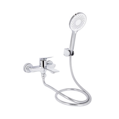 Змішувач для ванни Vlasta New, Chrome (k35) з душовим гарнітуром QTVLA259CRM45642 Qtap