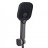 Змішувач для ванни Gemini, Gunmetal Black PVD (k35) з душовим гарнітуром QTGEM259GMB45684 Qtap