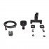 Змішувач для ванни Gemini, Gunmetal Black PVD (k35) з душовим гарнітуром QTGEM259GMB45684 Qtap