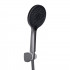 Змішувач для ванни Vlasta New, Gunmetal Black PVD (k35) з душовим гарнітуром QTVLA259GMB45643 Qtap