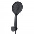Змішувач для ванни Taurus, Matt Black (k35) з душовим гарнітуром QTTAU259BLM45662 Qtap