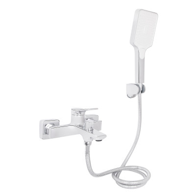 Змішувач для ванни Arvin, Chrome (k30) з душовим гарнітуром QTARV259CRM48640 Qtap