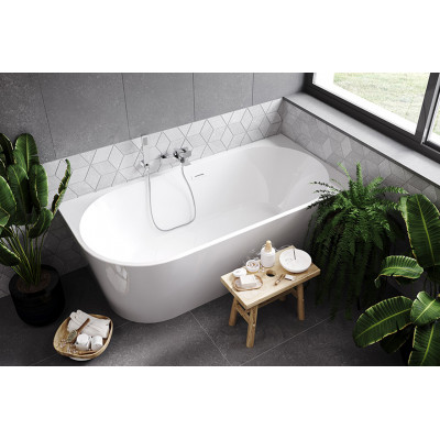 Ванна акрилова ZOYA 170х80 права з сифоном клік-клак золото Ванна акрилова ZOYA 170х80 права з сифоном клік-клак золото